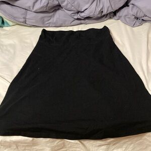Black Aline Skirt